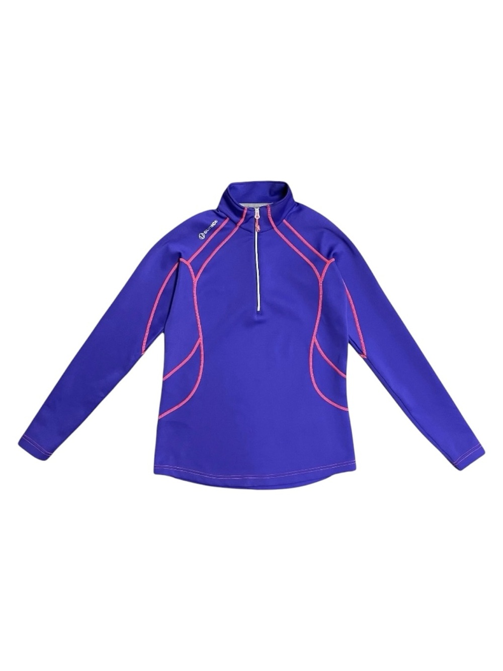 SunIce Quarter-Zip Sweater Women’s‎ Medium Purple Pink Thermal Megan SuperliteFX